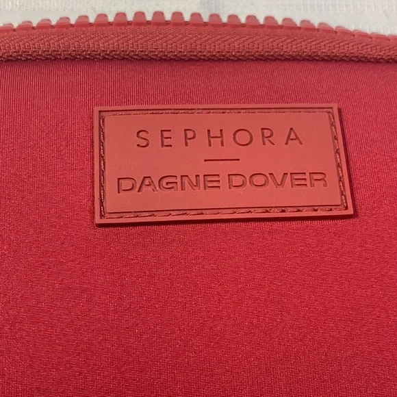 Sephora x Dagne Dover Mara Phone Sling Crossbody Bag burgundy color. NEW - Picture 4 of 9